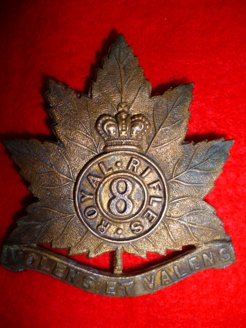 MM53 - 8th Royal Rifles Cap Badge, pre 1904